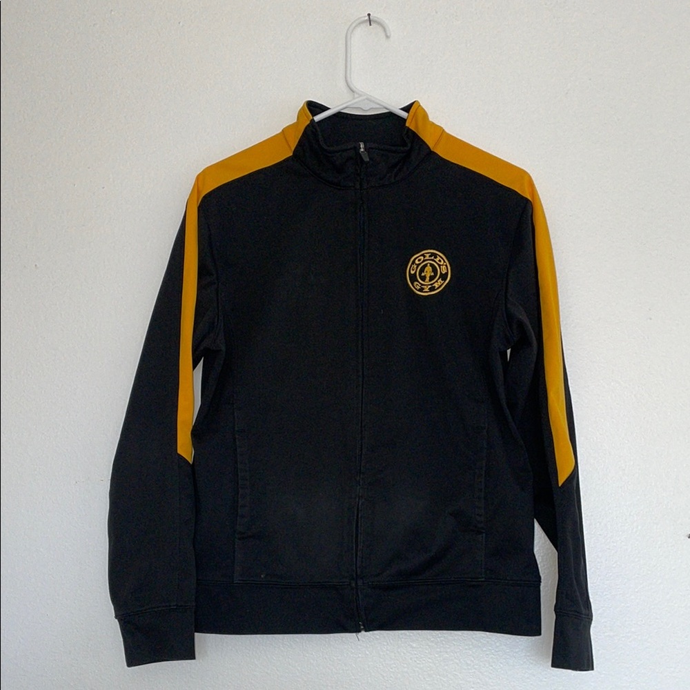 Golds gym - Black and Gold Track Jacket
